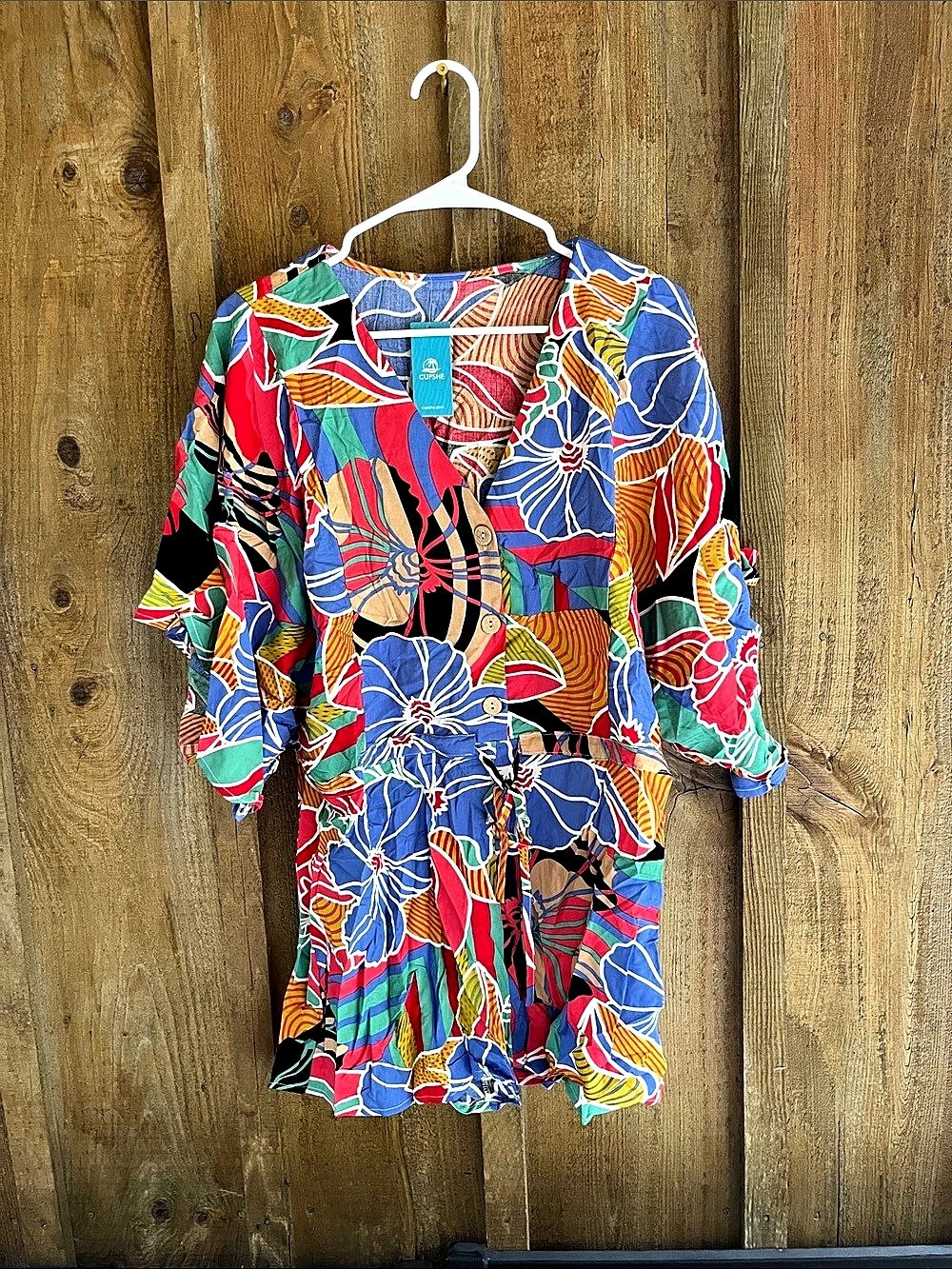 Cupshe Abstract Mini Dress in Multicolor Size Small Like New